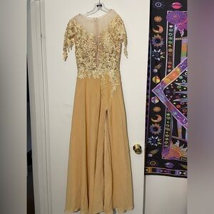 Gold gown/ dress